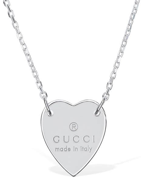 ciondolo collana gucci|Collane Argento Eleganti .